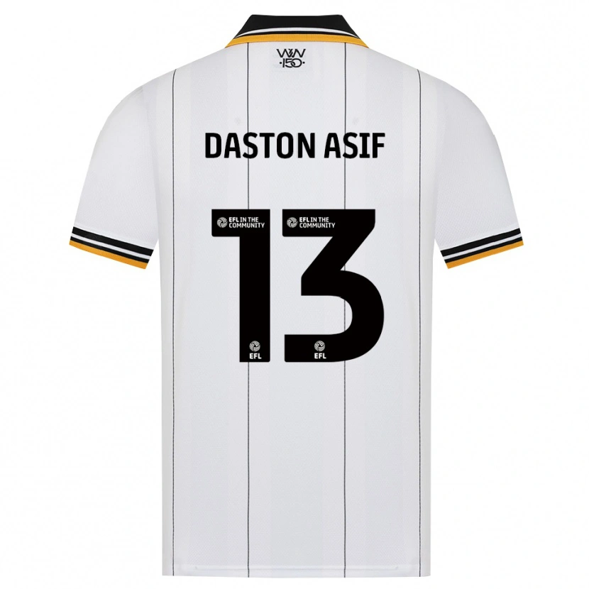 Danxen Mulher Camisola Daston Asif #13 Laranja Branco Preto Alternativa 2026/27 Camisa Brasil