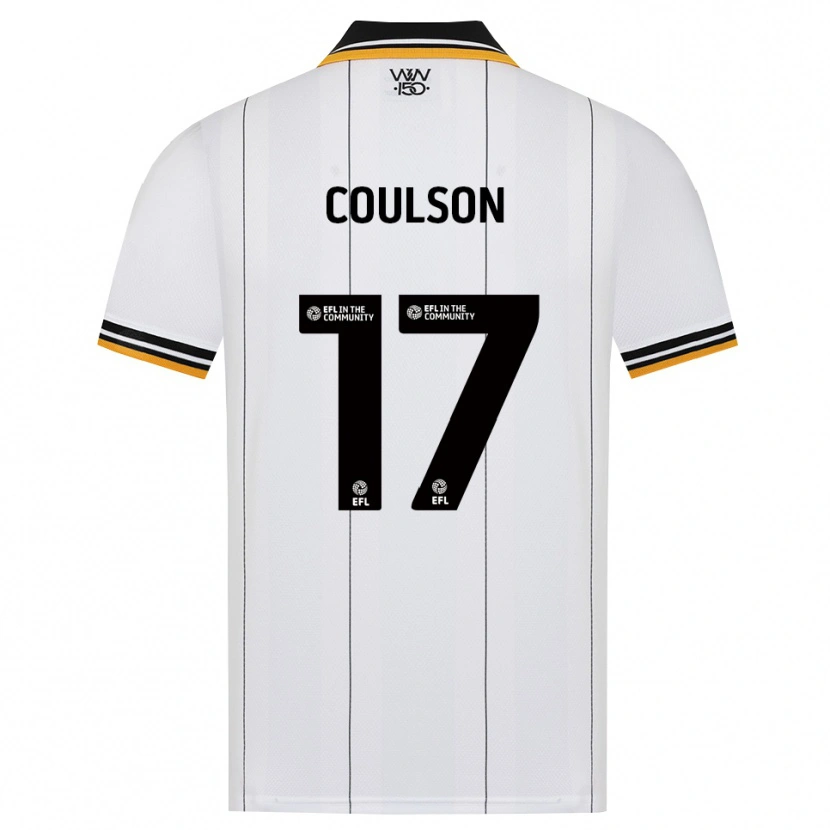 Danxen Mulher Camisola Tyler Coulson #17 Laranja Branco Preto Alternativa 2026/27 Camisa Brasil