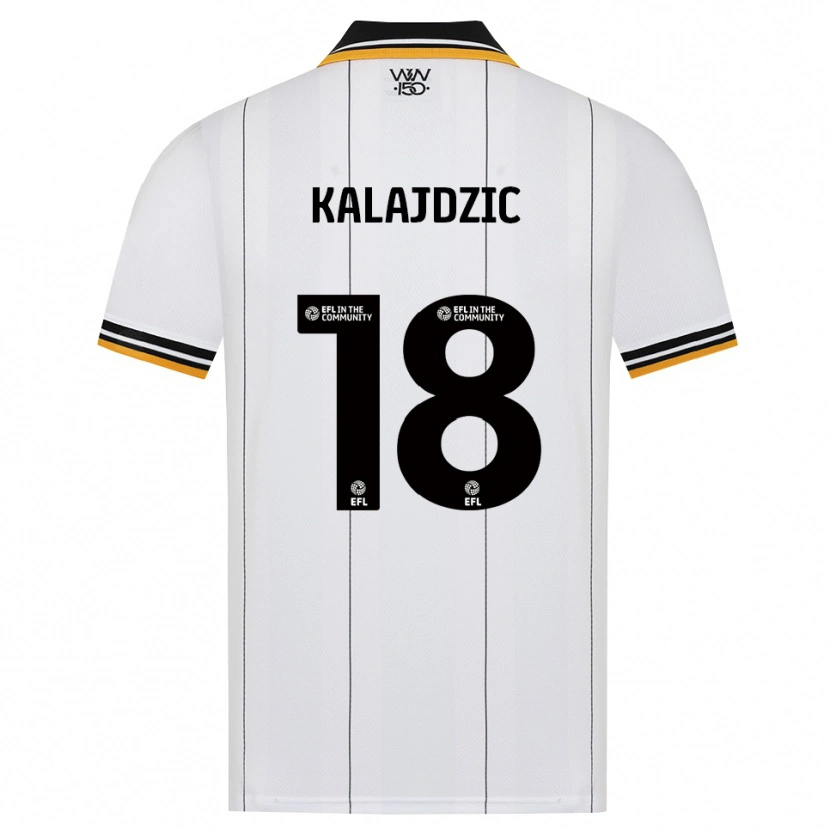Danxen Mulher Camisola Sasa Kalajdzic #18 Laranja Branco Preto Alternativa 2026/27 Camisa Brasil