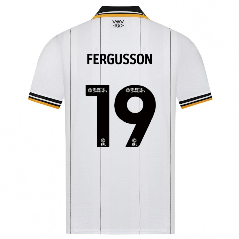 Danxen Mulher Camisola Liv Fergusson #19 Laranja Branco Preto Alternativa 2026/27 Camisa Brasil