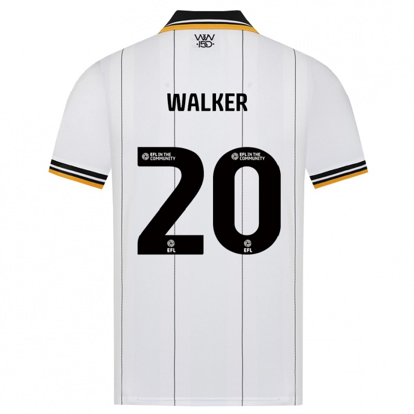 Danxen Mulher Camisola Lowri Walker #20 Laranja Branco Preto Alternativa 2026/27 Camisa Brasil