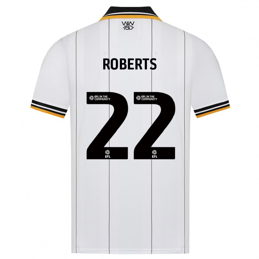 Danxen Mulher Camisola Beth Roberts #22 Laranja Branco Preto Alternativa 2026/27 Camisa Brasil