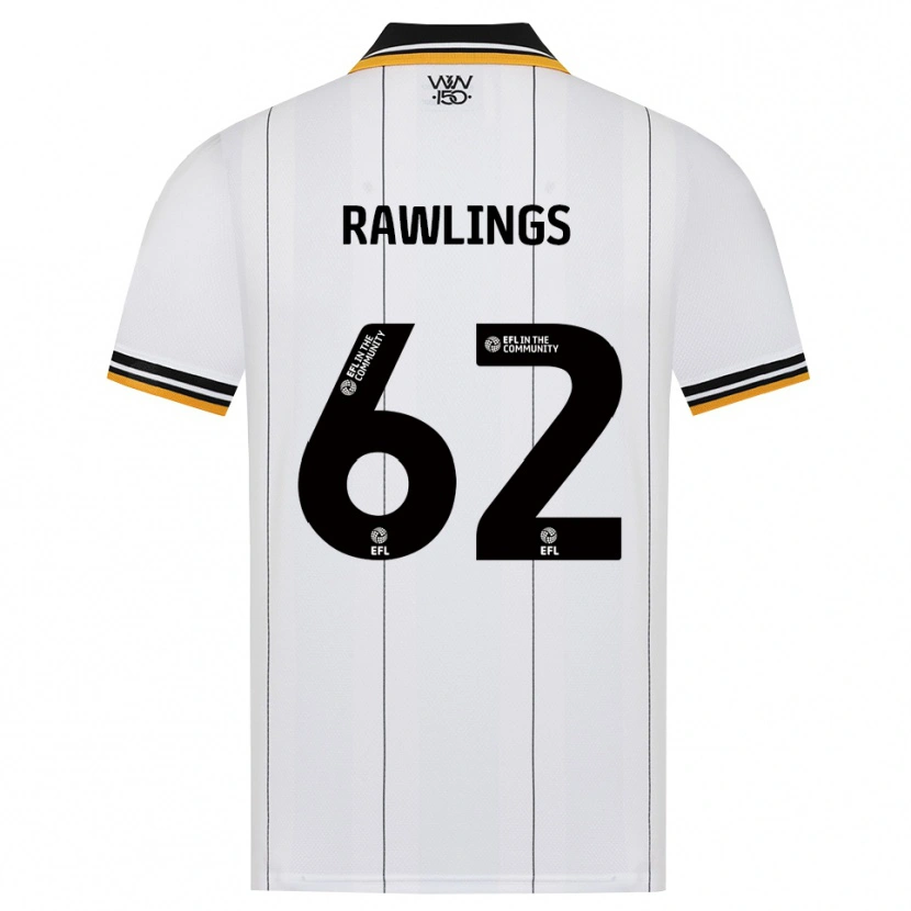 Danxen Mulher Camisola Luke Rawlings #62 Laranja Branco Preto Alternativa 2026/27 Camisa Brasil