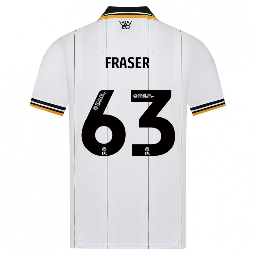 Danxen Mulher Camisola Nathan Fraser #63 Laranja Branco Preto Alternativa 2026/27 Camisa Brasil