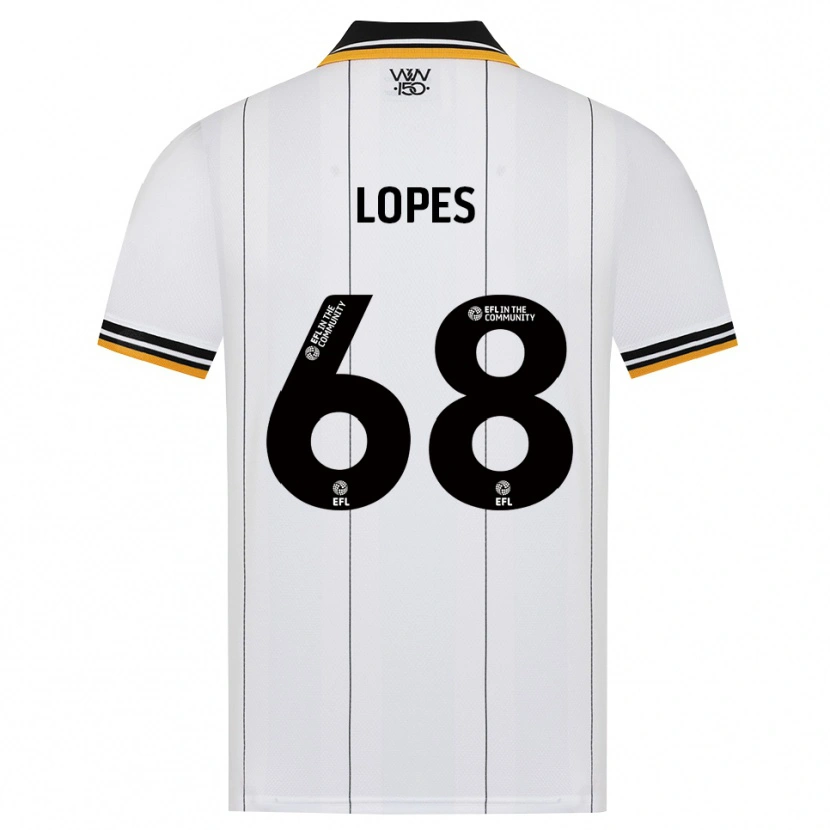 Danxen Mulher Camisola Leo Lopes #68 Laranja Branco Preto Alternativa 2026/27 Camisa Brasil