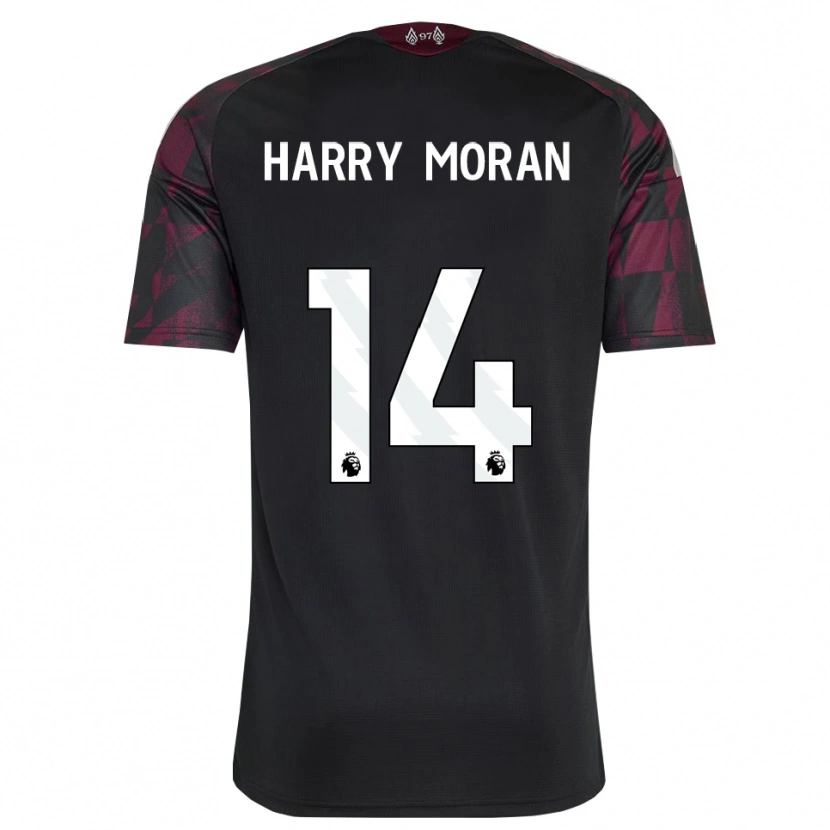 Danxen Mulher Camisola Harry Moran #14 Preto Branco Roxo Terceiro 2026/27 Camisa Brasil