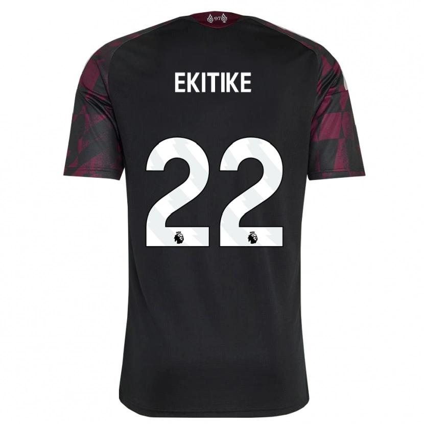 Danxen Mulher Camisola Hugo Ekitiké #22 Preto Branco Roxo Terceiro 2026/27 Camisa Brasil