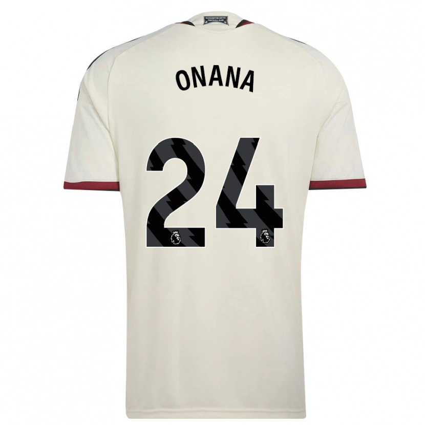 Danxen Mulher Camisola Andre Onana #24 Beige Preto Vermelho Terceiro 2026/27 Camisa Brasil