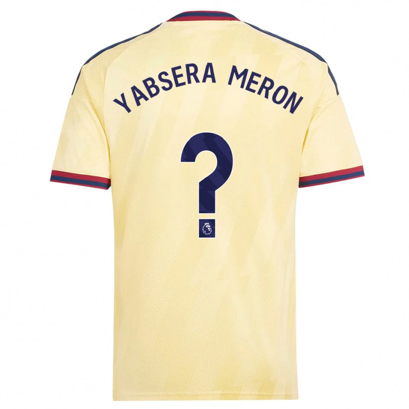 Danxen Mulher Camisola Yabsera Meron #0 Amarelo Claro Midnightblue Terceiro 2026/27 Camisa Brasil