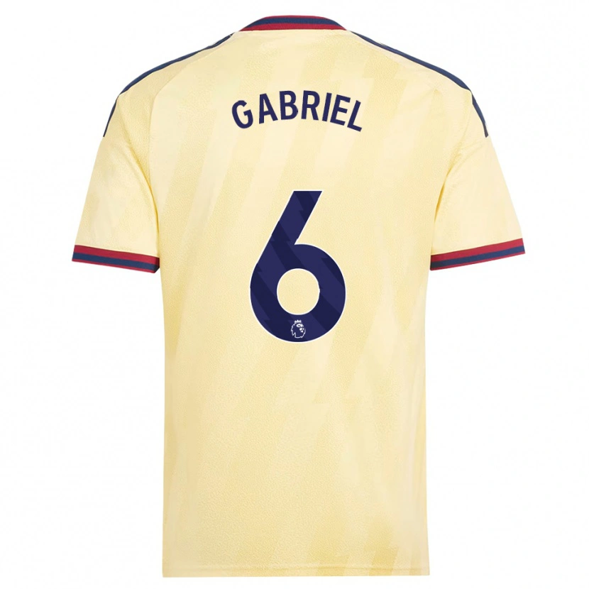 Danxen Mulher Camisola Gabriel Magalhães #6 Amarelo Claro Midnightblue Terceiro 2026/27 Camisa Brasil