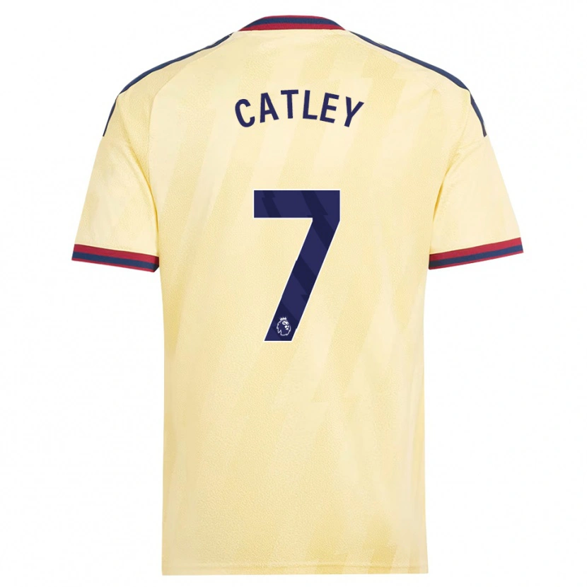 Danxen Mulher Camisola Stephanie Catley #7 Amarelo Claro Midnightblue Terceiro 2026/27 Camisa Brasil