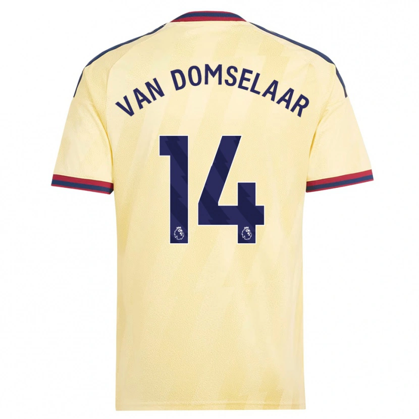 Danxen Mulher Camisola Daphne Van Domselaar #14 Amarelo Claro Midnightblue Terceiro 2026/27 Camisa Brasil