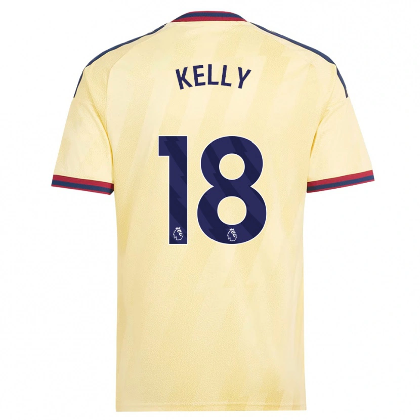 Danxen Mulher Camisola Chloe Kelly #18 Amarelo Claro Midnightblue Terceiro 2026/27 Camisa Brasil