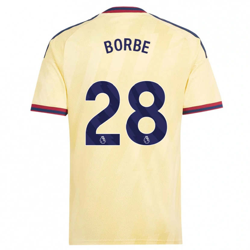 Danxen Mulher Camisola Anneke Borbe #28 Amarelo Claro Midnightblue Terceiro 2026/27 Camisa Brasil
