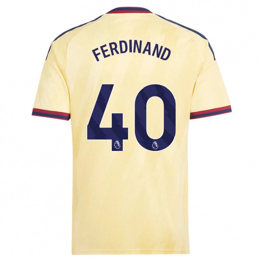 Danxen Mulher Camisola Seb Ferdinand #40 Amarelo Claro Midnightblue Terceiro 2026/27 Camisa Brasil