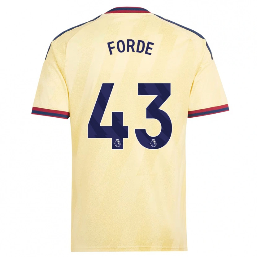 Danxen Mulher Camisola Romari Forde #43 Amarelo Claro Midnightblue Terceiro 2026/27 Camisa Brasil