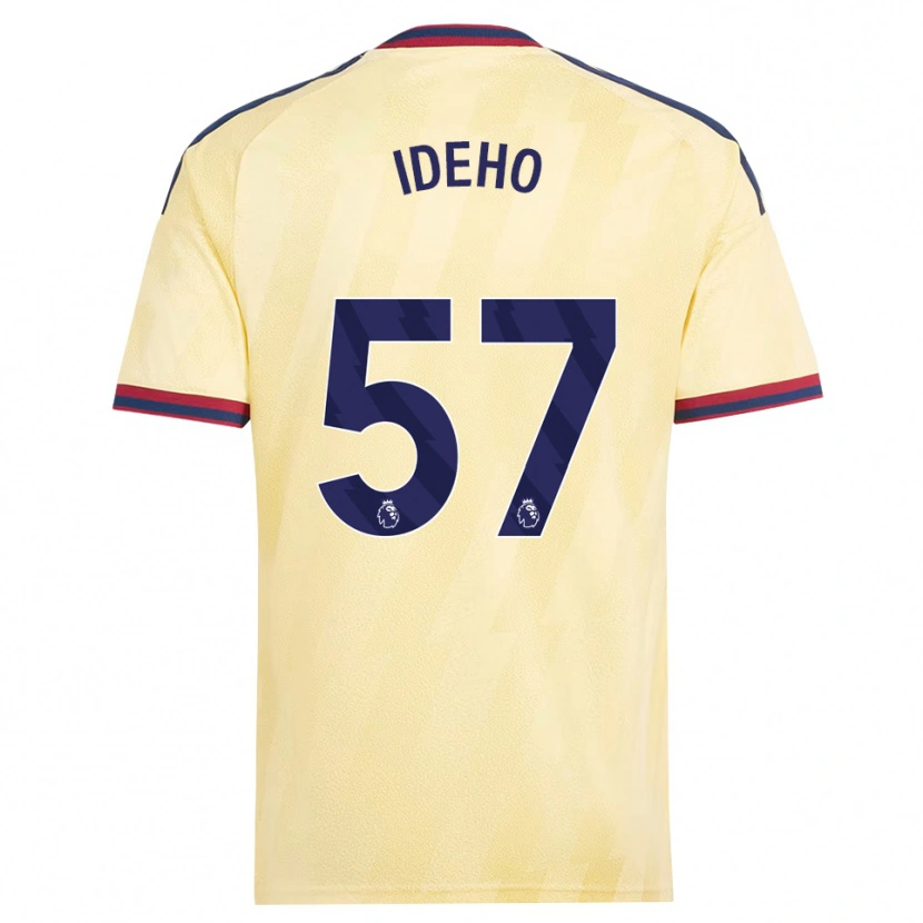 Danxen Mulher Camisola Joel Ideho #57 Amarelo Claro Midnightblue Terceiro 2026/27 Camisa Brasil