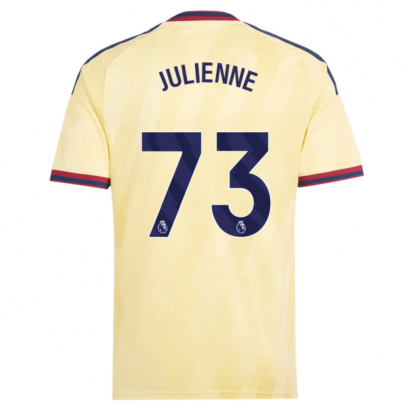 Danxen Mulher Camisola Theo Julienne #73 Amarelo Claro Midnightblue Terceiro 2026/27 Camisa Brasil