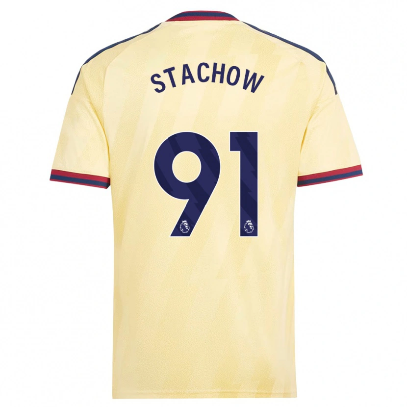 Danxen Mulher Camisola Patrick Stachow #91 Amarelo Claro Midnightblue Terceiro 2026/27 Camisa Brasil
