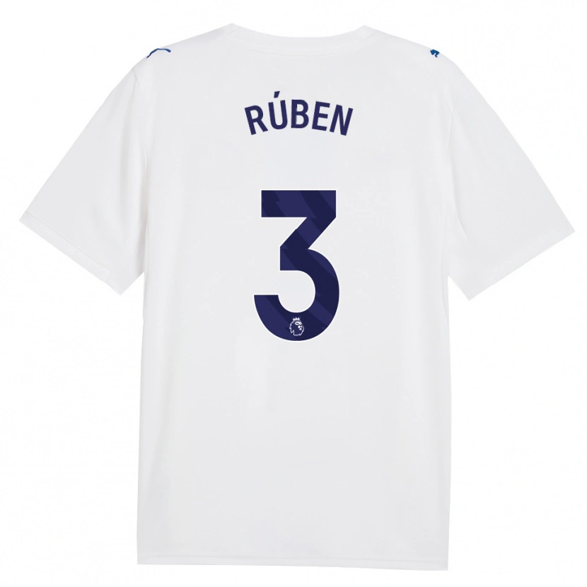 Danxen Mulher Camisola Rúben Dias #3 Marinha Branco Terceiro 2026/27 Camisa Brasil