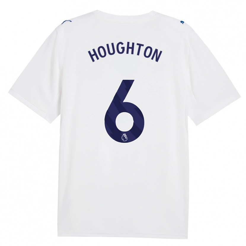 Danxen Mulher Camisola Steph Houghton #6 Marinha Branco Terceiro 2026/27 Camisa Brasil