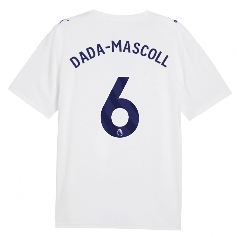 Danxen Mulher Camisola Isaiah Dada-Mascoll #6 Marinha Branco Terceiro 2026/27 Camisa Brasil