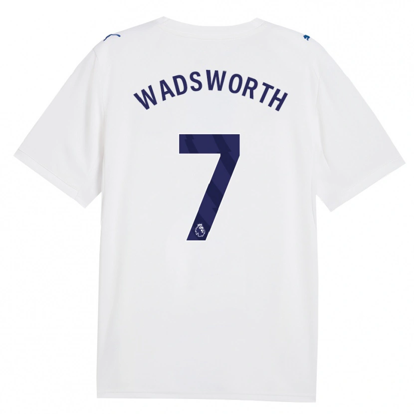 Danxen Mulher Camisola Sam Wadsworth #7 Marinha Branco Terceiro 2026/27 Camisa Brasil