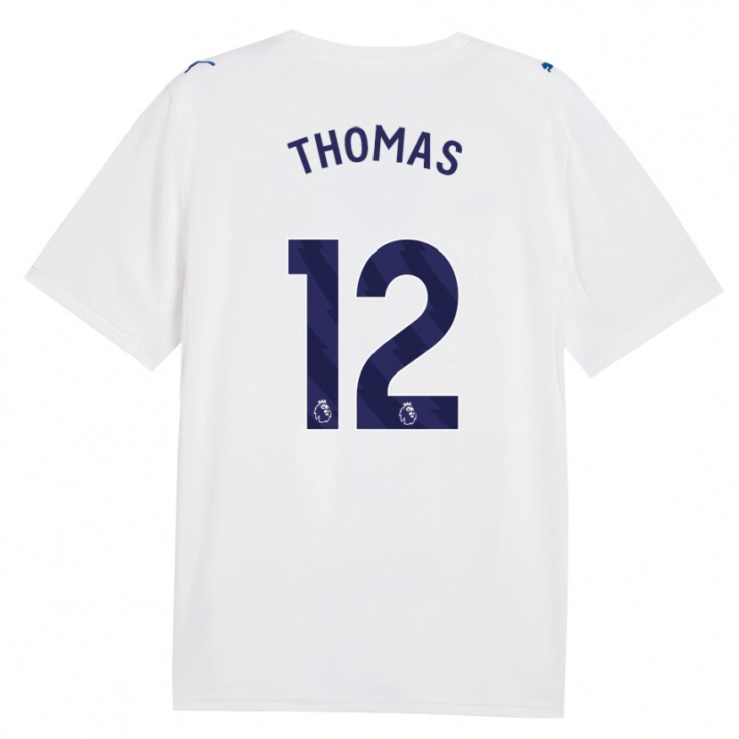 Danxen Mulher Camisola Rhys Thomas #12 Marinha Branco Terceiro 2026/27 Camisa Brasil