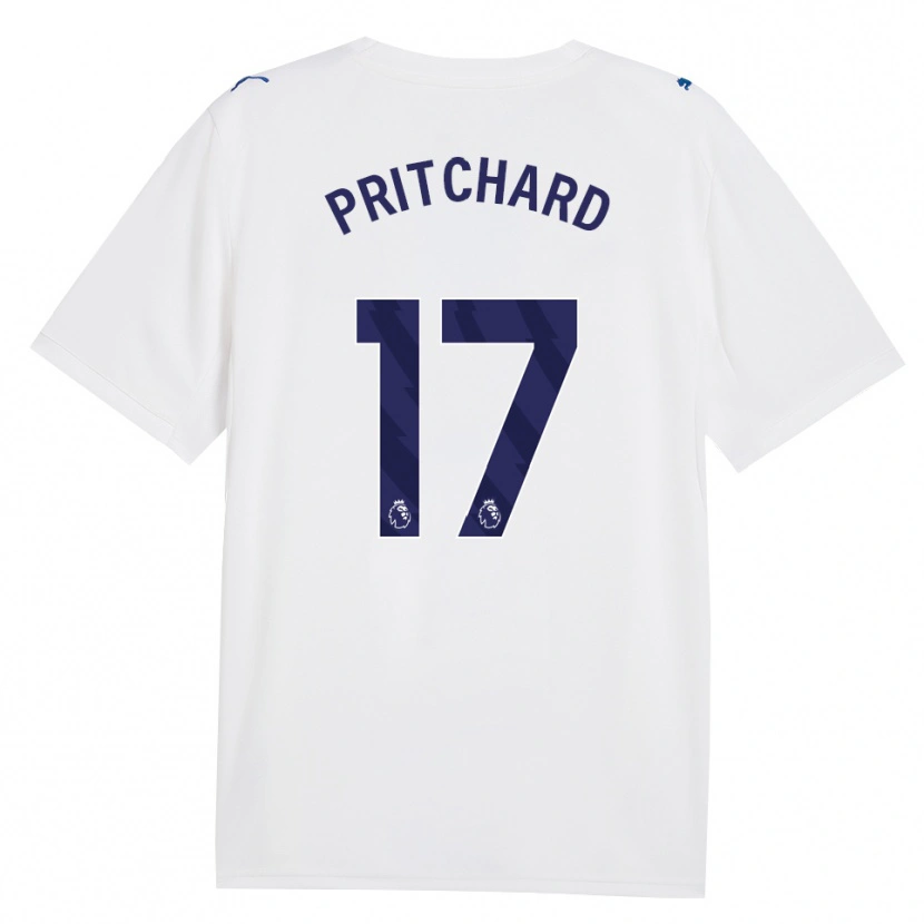 Danxen Mulher Camisola Poppy Pritchard #17 Marinha Branco Terceiro 2026/27 Camisa Brasil