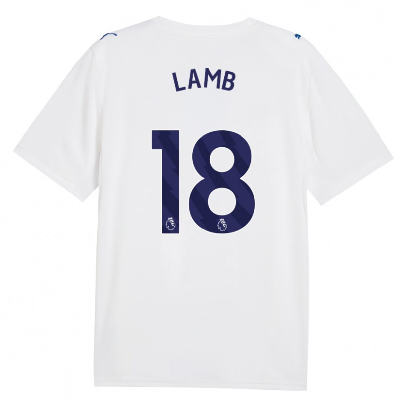 Danxen Mulher Camisola Teddie Lamb #18 Marinha Branco Terceiro 2026/27 Camisa Brasil