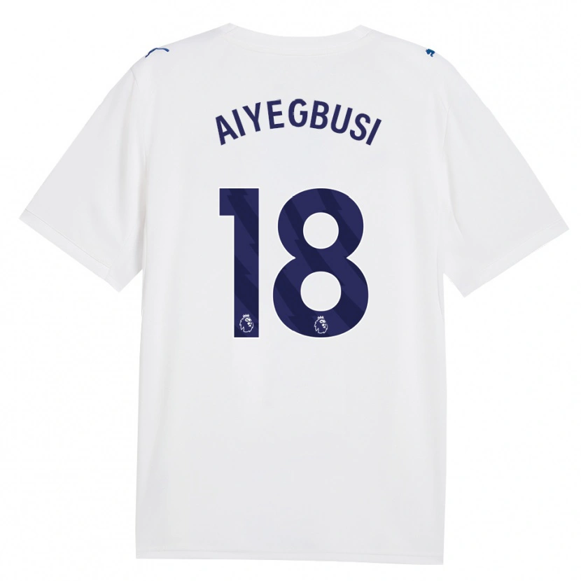 Danxen Mulher Camisola Tirenioluwa Aiyegbusi #18 Marinha Branco Terceiro 2026/27 Camisa Brasil