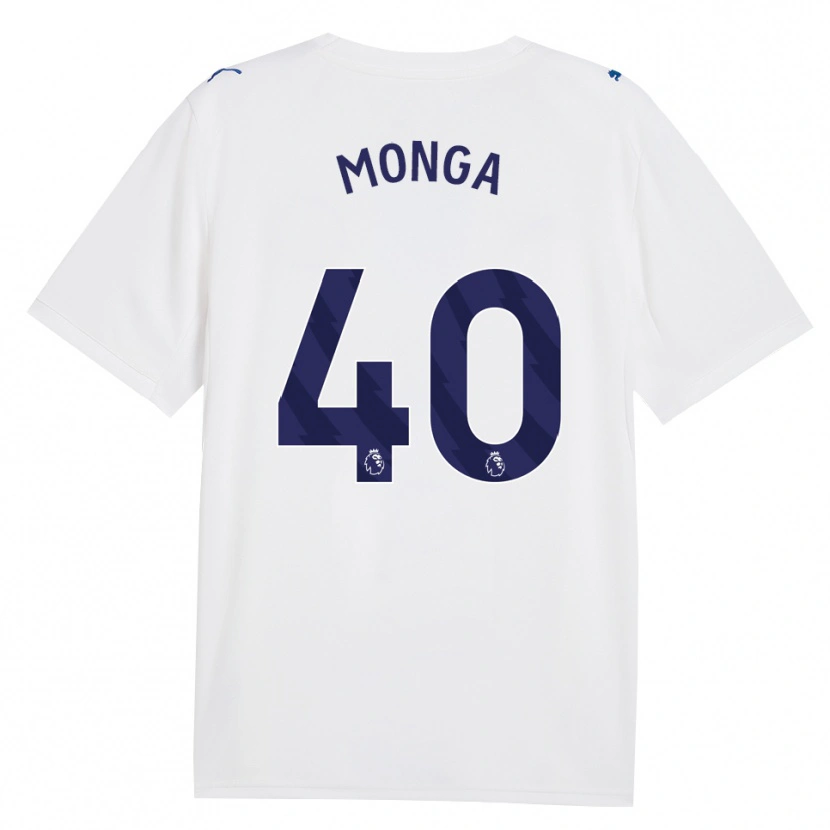 Danxen Mulher Camisola Jeremy Monga #40 Marinha Branco Terceiro 2026/27 Camisa Brasil