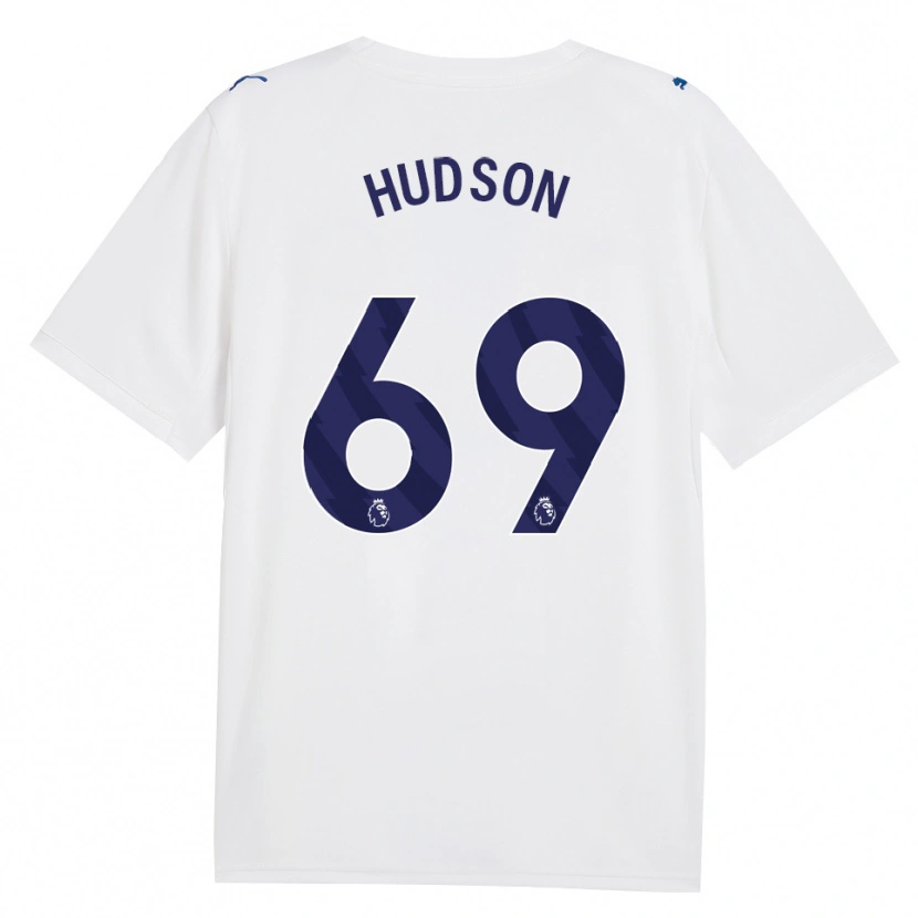 Danxen Mulher Camisola Max Hudson #69 Marinha Branco Terceiro 2026/27 Camisa Brasil