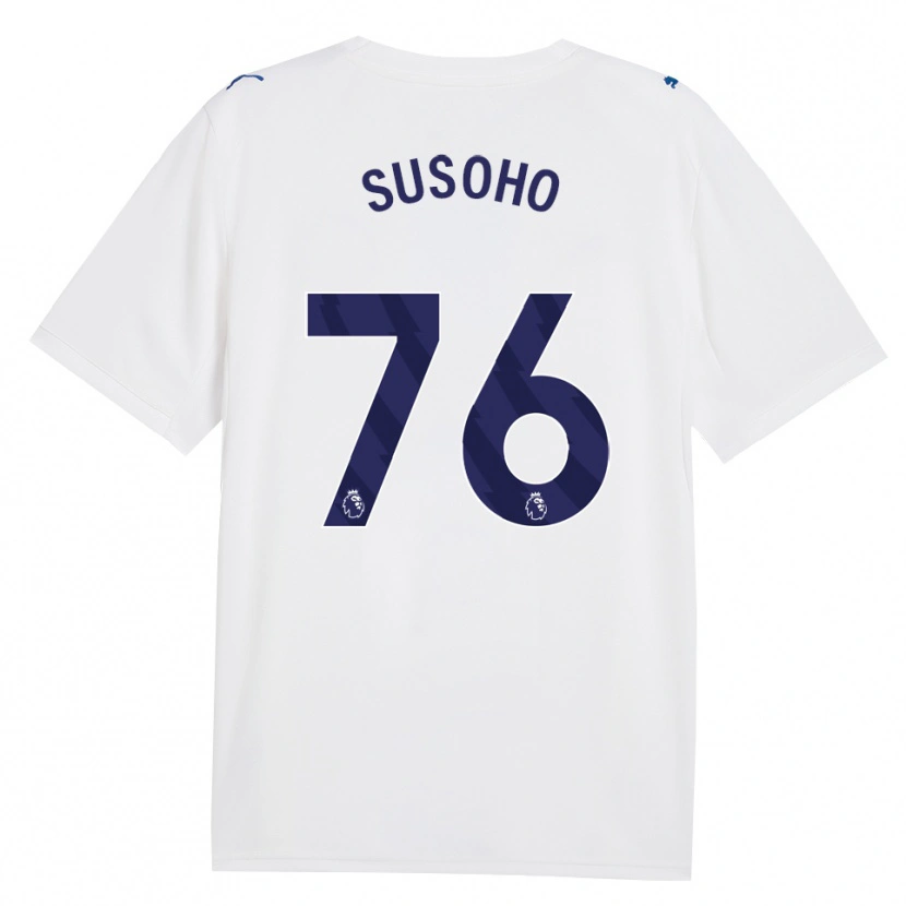 Danxen Mulher Camisola Mahamadou Susoho #76 Marinha Branco Terceiro 2026/27 Camisa Brasil