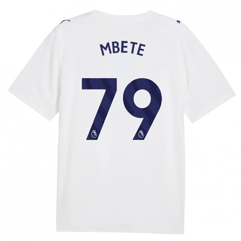 Danxen Mulher Camisola Luke Mbete #79 Marinha Branco Terceiro 2026/27 Camisa Brasil