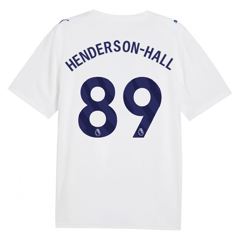 Danxen Mulher Camisola Matty Henderson-Hall #89 Marinha Branco Terceiro 2026/27 Camisa Brasil