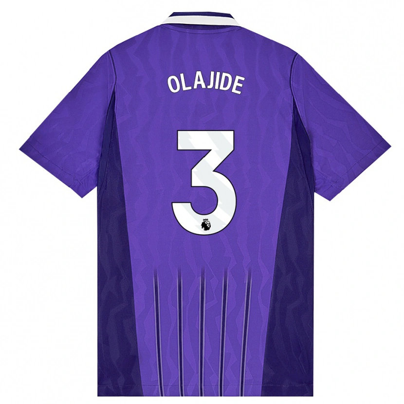 Danxen Mulher Camisola Solomon Olajide #3 Roxo Branco Terceiro 2026/27 Camisa Brasil