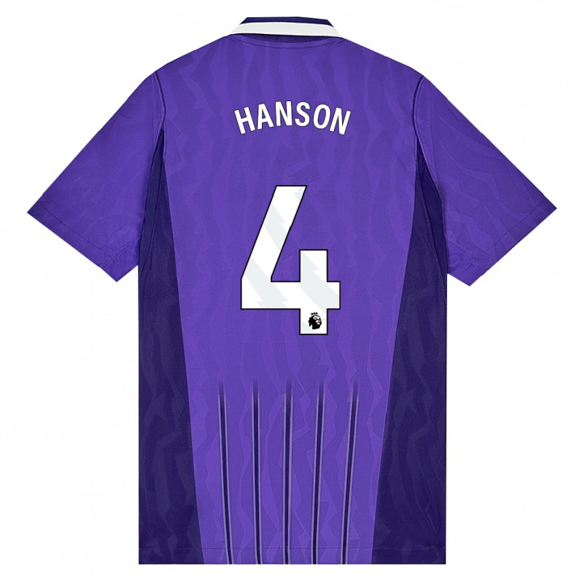Danxen Mulher Camisola Cayon Hanson #4 Roxo Branco Terceiro 2026/27 Camisa Brasil