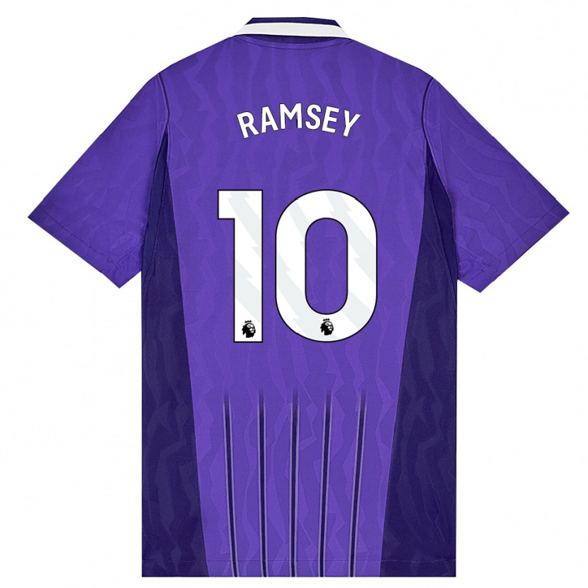 Danxen Mulher Camisola Cole Ramsey #10 Roxo Branco Terceiro 2026/27 Camisa Brasil