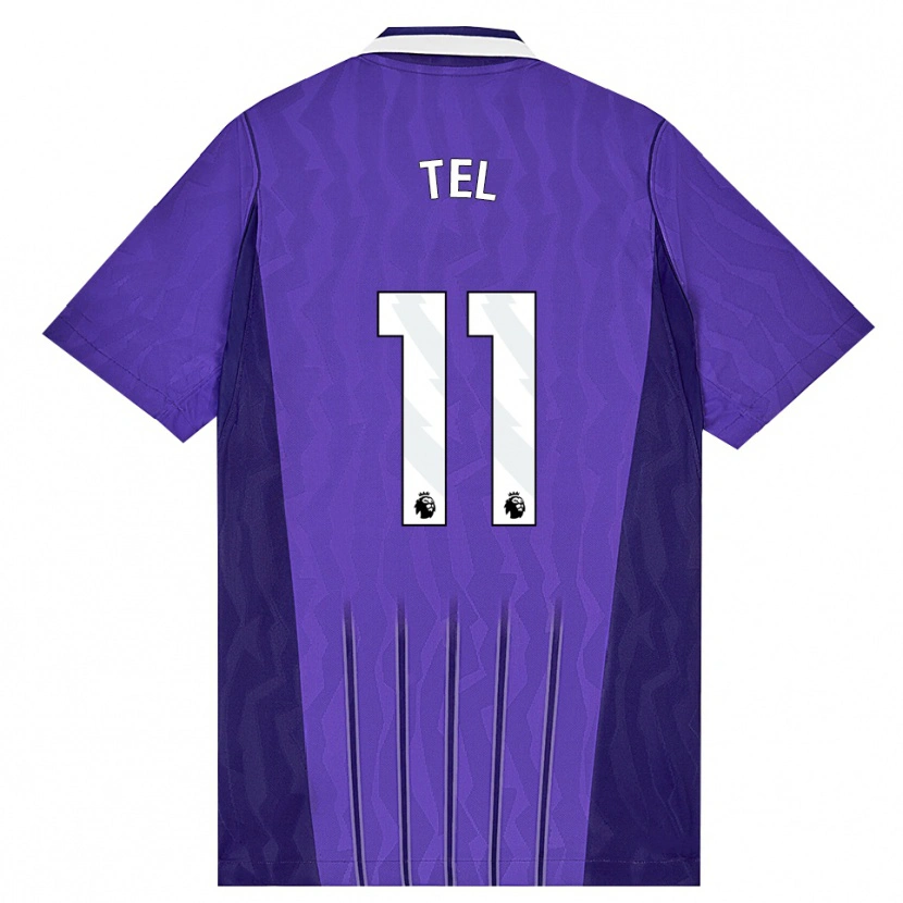 Danxen Mulher Camisola Mathys Tel #11 Roxo Branco Terceiro 2026/27 Camisa Brasil