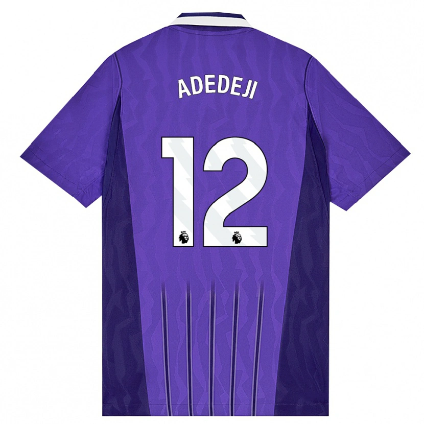 Danxen Mulher Camisola Maxwell Adedeji #12 Roxo Branco Terceiro 2026/27 Camisa Brasil