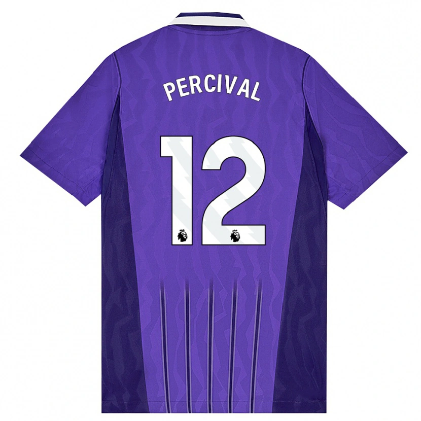 Danxen Mulher Camisola Ria Percival #12 Roxo Branco Terceiro 2026/27 Camisa Brasil