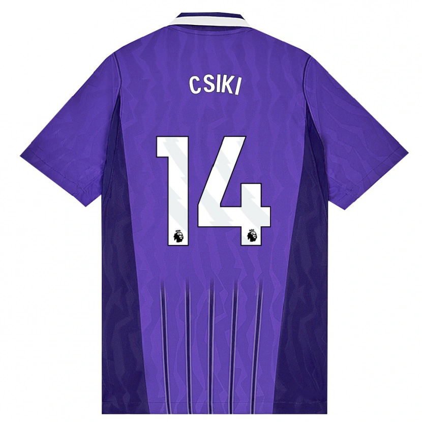 Danxen Mulher Camisola Anna Csiki #14 Roxo Branco Terceiro 2026/27 Camisa Brasil