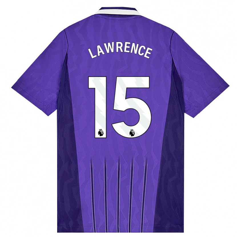 Danxen Mulher Camisola Donte Lawrence #15 Roxo Branco Terceiro 2026/27 Camisa Brasil