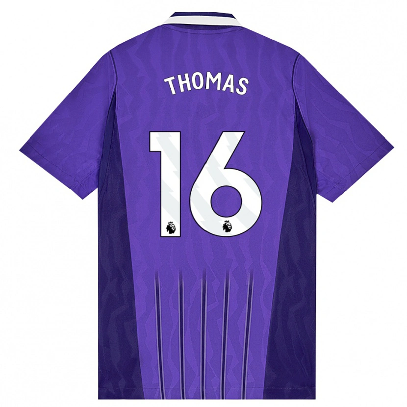 Danxen Mulher Camisola Cameron Thomas #16 Roxo Branco Terceiro 2026/27 Camisa Brasil