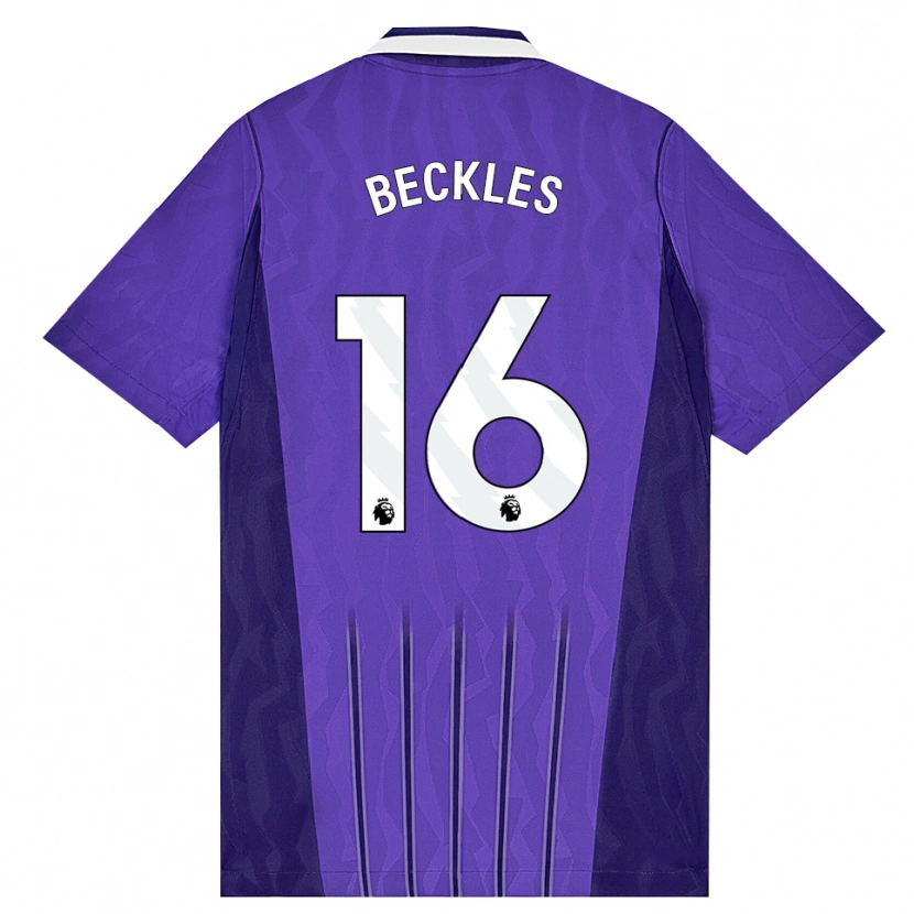 Danxen Mulher Camisola Zion Beckles #16 Roxo Branco Terceiro 2026/27 Camisa Brasil