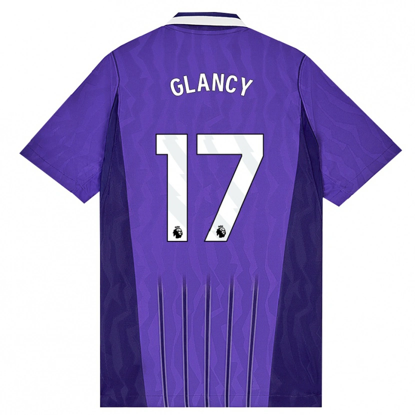 Danxen Mulher Camisola Conall Glancy #17 Roxo Branco Terceiro 2026/27 Camisa Brasil