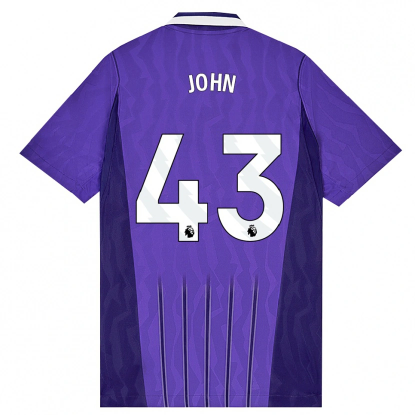 Danxen Mulher Camisola Nile John #43 Roxo Branco Terceiro 2026/27 Camisa Brasil