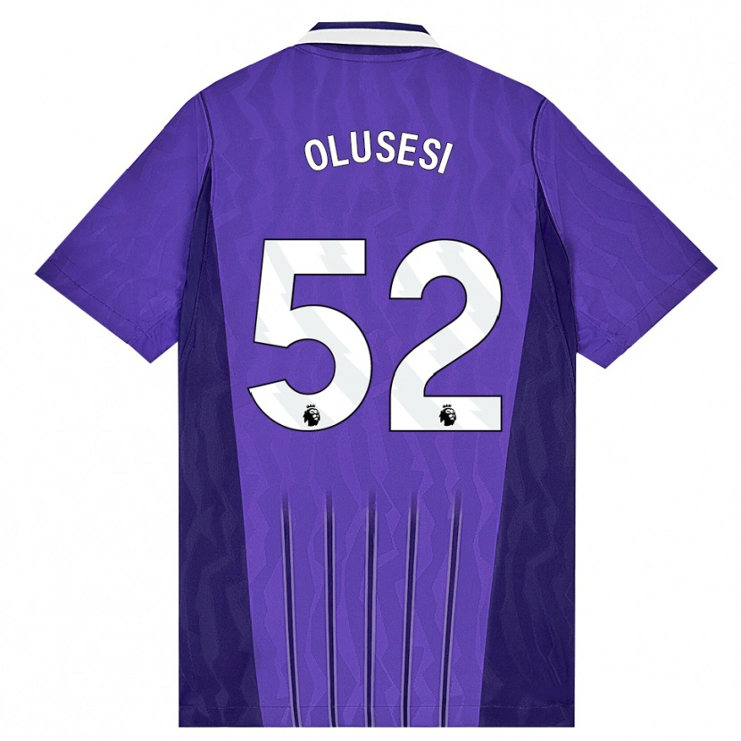 Danxen Mulher Camisola Callum Olusesi #52 Roxo Branco Terceiro 2026/27 Camisa Brasil