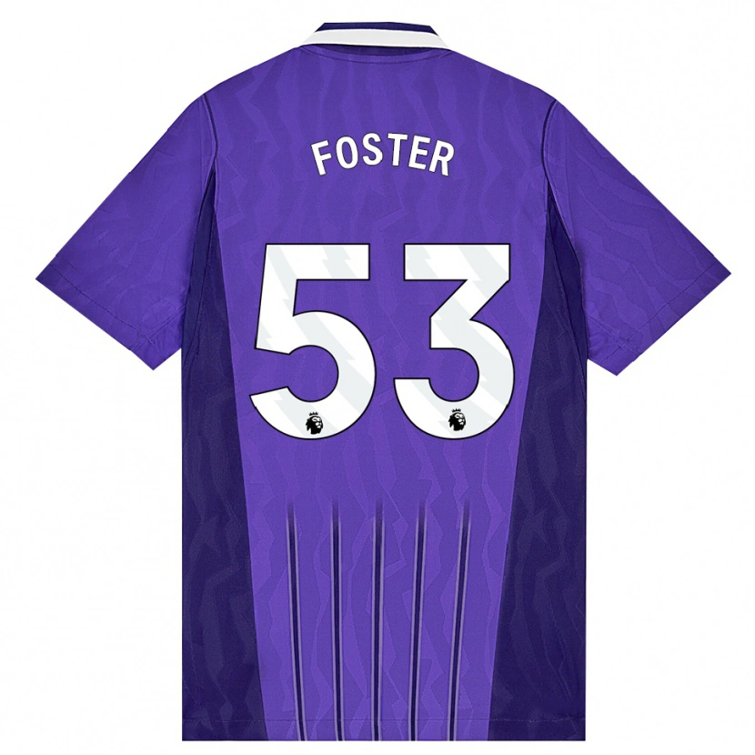 Danxen Mulher Camisola Brooklyn Lyons Foster #53 Roxo Branco Terceiro 2026/27 Camisa Brasil